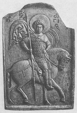 Byzantine Steatite Icon of St. George, 11th-12th Centuries. Bargello Museum, Florence, Italy.