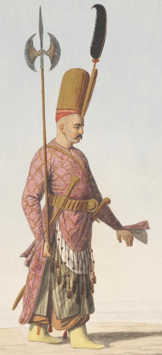 A Peik. Stratford Canning's Pictures of Turkey. Ottoman Illustrations of Costume and Soldiers