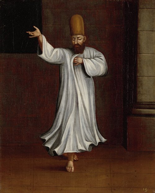 Dervish, or Turkish monk that spins through devotion