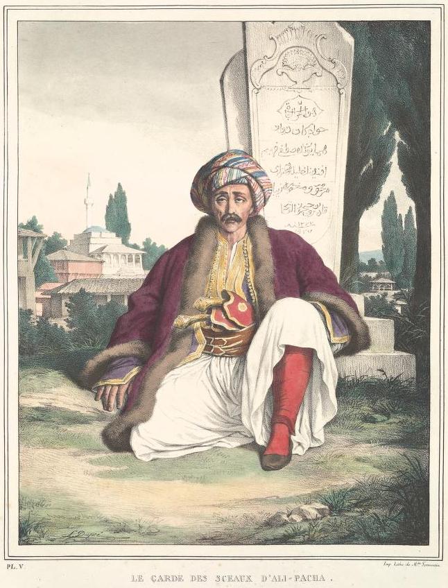 Le Garde des Sceaux d'Ali-Pacha, by Louis Dupré, 1825.