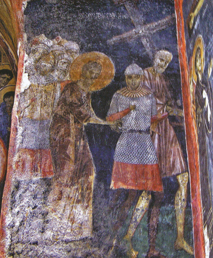 Carrying the Cross, Boyana Church, Bulgaria, 1259AD
