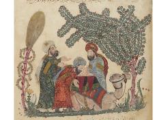 folio 11v al-Harith discovering the message of Abu Zayd