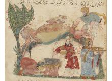 folio 140r al-Harith invited to the meal