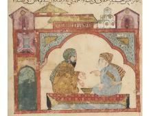 folio 166r Abu Zayd and al-Harith