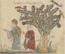 folio 37v Abu Zayd and his son
