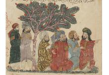 folio 56r Abu Zayd and his listeners