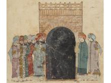 folio 74v Abu Zayd and his listeners