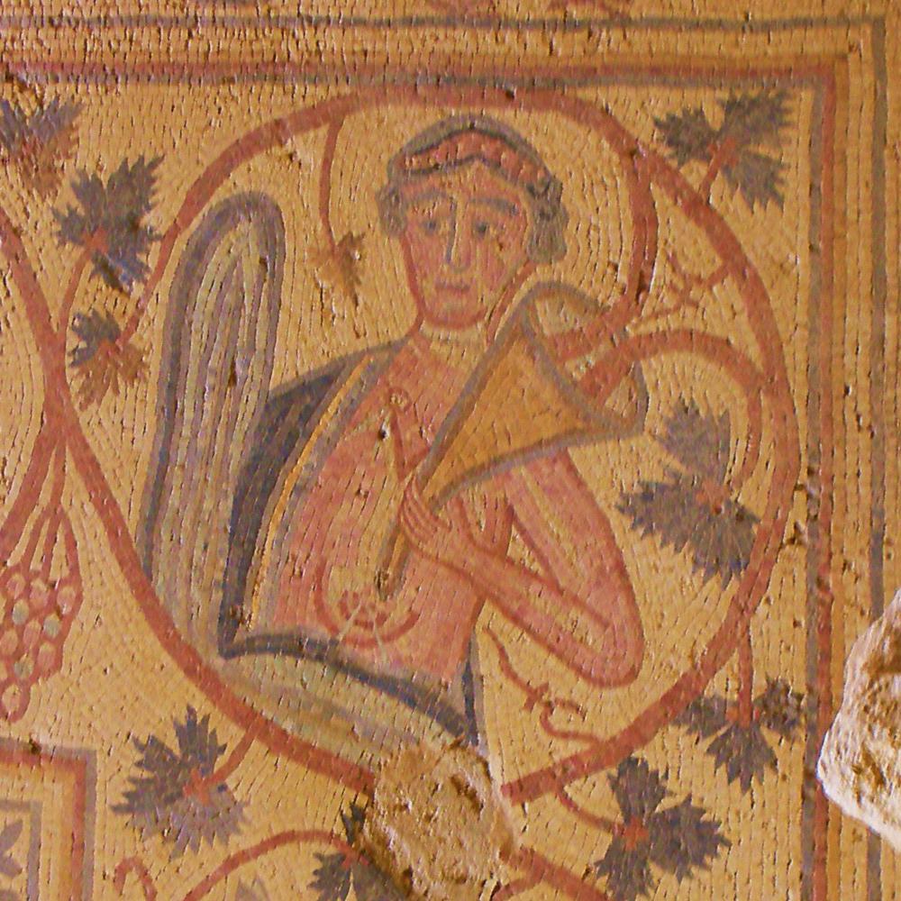 Mosaic Floor of the Church of St. Stephen, Umm ar-Rasas, Jordan.