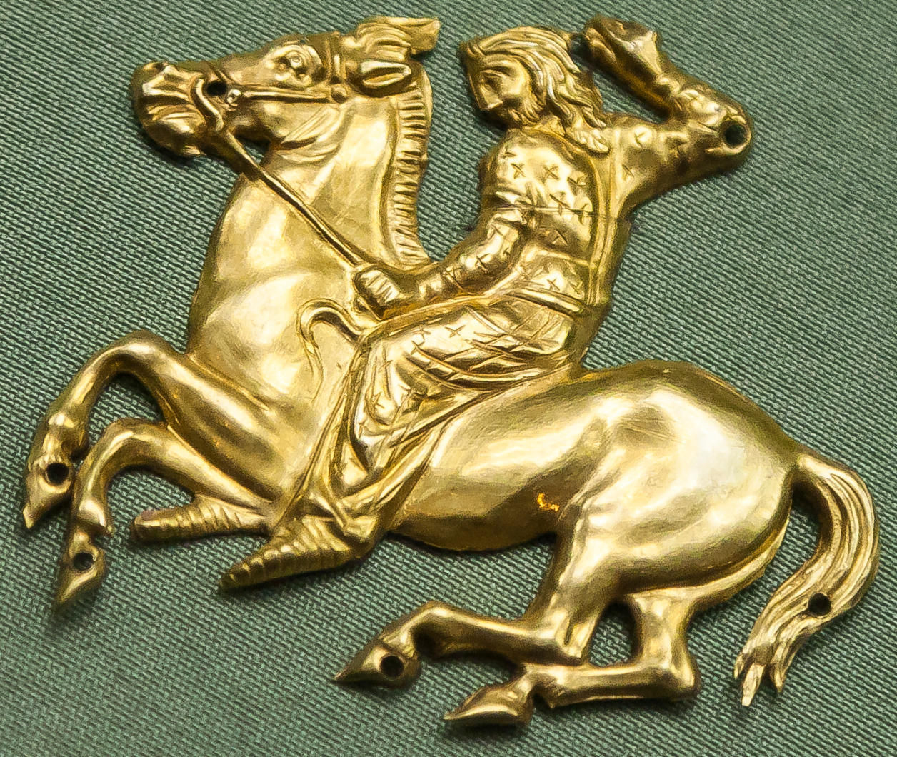 Scythian Plaque from Kul’ Oba, northern Black Sea region, c.350 BC. Historical Museum, Moscow.