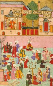 The circumcision ceremonies of the future Mehmed III, in 1582