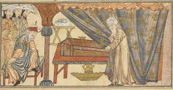 Funeral Bier of Mahmud ibn Sebuktegin, f136v