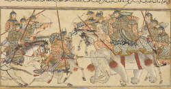 Ghaznavid ruler Mahmud ibn Sebuktegin's invasion of the Panjab, f123v