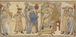 Jurjays (Jurjis) Miraculously Protected When Tortured by the King of Mosul for Refusing to Worship Idols, f24r