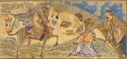 Night Ride of Mohammed on Buraq, f55r