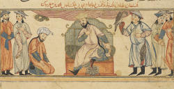 Seljuk Sultan Muhammad ibn Malik-Shah Enthroned, f140v