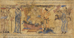 Zahhak enthroned, f3r