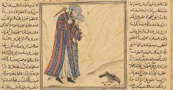 Abd al-Muttalib and al-Harith about to Discover the Well at Zamzam, f41r