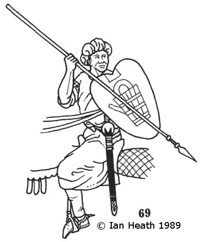 ARAGONESE JINETE, 13th CENTURY in 'Armies of Feudal Europe 1066-1300' by Ian Heath